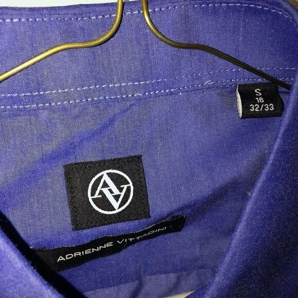 Adrienne Vittadini Long Sleeve Button Down Size 16 - Picture 3 of 4